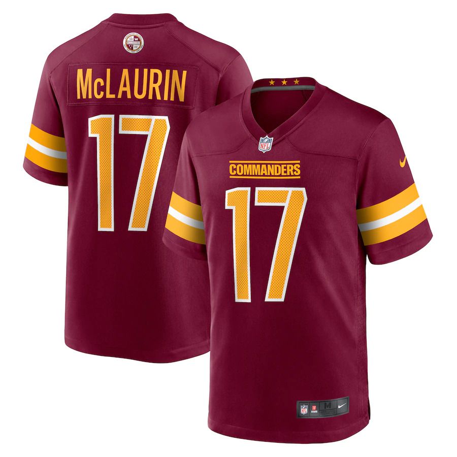 Men Washington Commanders #17 Terry McLaurin Nike Burgundy Game NFL Jersey